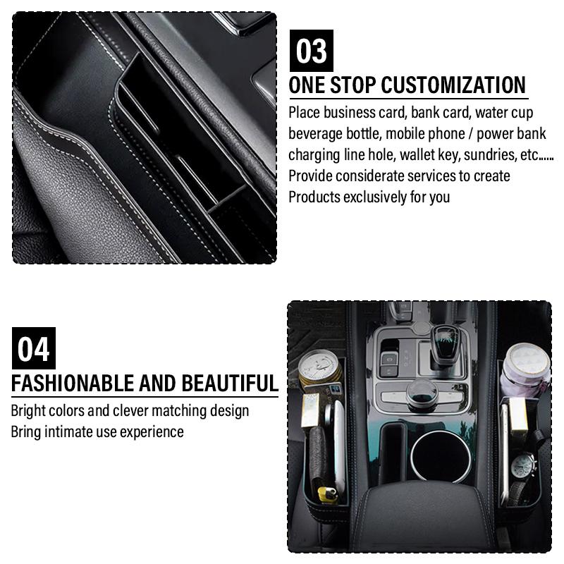 2ks Multifunkční organizér na sedadlo do auta Úložný box do mezery sedadla Pro Mercedes Benz Amg W203 W204 W205 W211 W463 W210 W212 W213 W218
