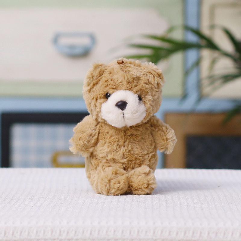 Plush Teddy Bear Keychain With Pp Cotton Filling For Kids And Adults