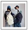 Large Capacity Solid Color Canvas Backpack - University & High School Bookbag