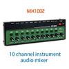 High Clear10Input Sound Mixer for Clearly Sound Production in Various Sound Application for Superior Sound Quality