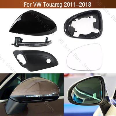 Pokrywa Dolna Ramki Lusterka Zewnętrznego Bocznego Szyba Soczewki Lusterka Wstecznego Do VW Touareg 2011 2012 2013 2014 2015 2016-2018