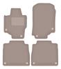 Beige Velour Floor Mats For: Mercedes GLS X167 SUV (2019-)