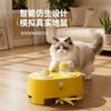 Electric Whack-a-Mole Cat Toy Mental Stimulation Energy Burn Interactive Pet Entertainment Device In Yellow Green
