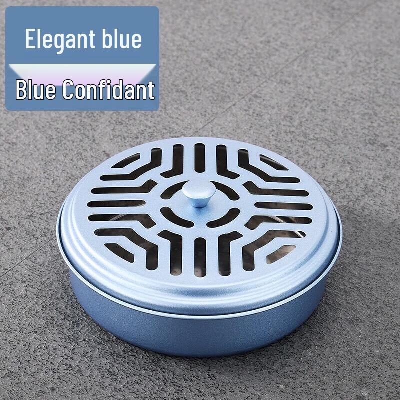 Portable Fireproof Mosquito Coil Holder with Lid
