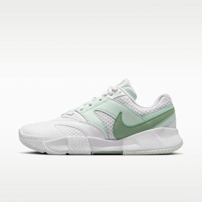 Nike Court Lite 4 Tennis Shoes Women s Low top White/Slight Green/Gent 36