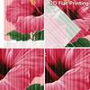 2D FLAT PRINTING 2pcs Curtains (Without Rod) Floral Elegance in Bloom Ramadan Festival Fashion Curtains Versatile Polyester