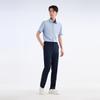 Joeone Men's DP Non-Iron Tencel Linen Short Sleeve Formal Shirt