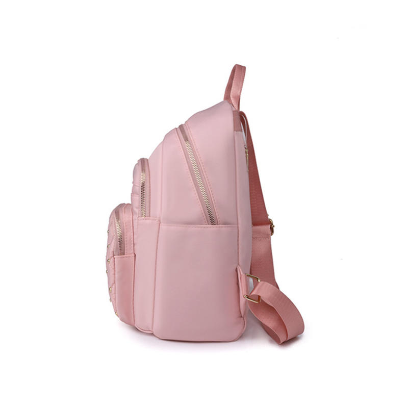 Large Capacity Fashion Solid Color Double Shoulder Bag Female Travel Leisure Backpack Student School Bag