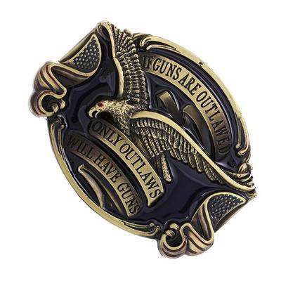 Men Vintage Style Eagle Belt Buckle Western Jeans Accessories