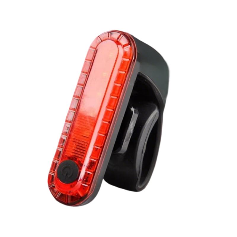 Bicycle Front Rear Light Set LED Rechargeable Head Light Taillight for Bike Night Cycling Riding Red Warning Tail Light 3 Modes