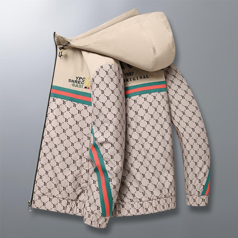 

Куртка Новая весенне-осенняя тенденция Повседневная молодежная куртка с капюшоном L