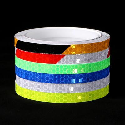 8M Universal Anti-collision Car Body Reflective Colorful Stickers Motorcycle Bike Body Rim Wheel Warning Sticker Accessories