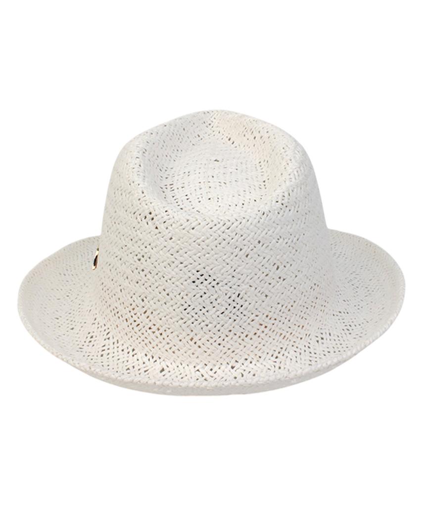 Yunibeosyeolkemiseuteuli Bu Summer White Simple Long Fedora