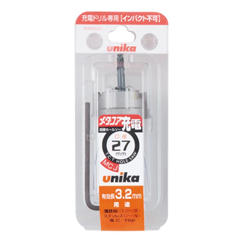 Unika 30mm Charging Metal Core Hole Saw (unika) MCJ-30 (MCJ Type)