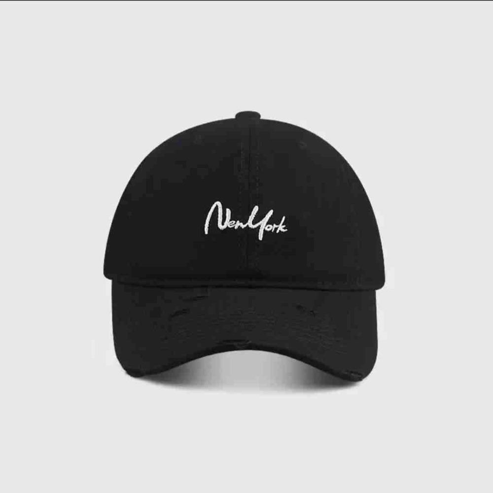 New York Letter Baseball Cap Breathable Sports Visor Casual Sun Hats  Men Women