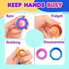 New Fidget Toys Children's Silicone Sensory Ring Silicone Decompression Toy Sensory Ring
