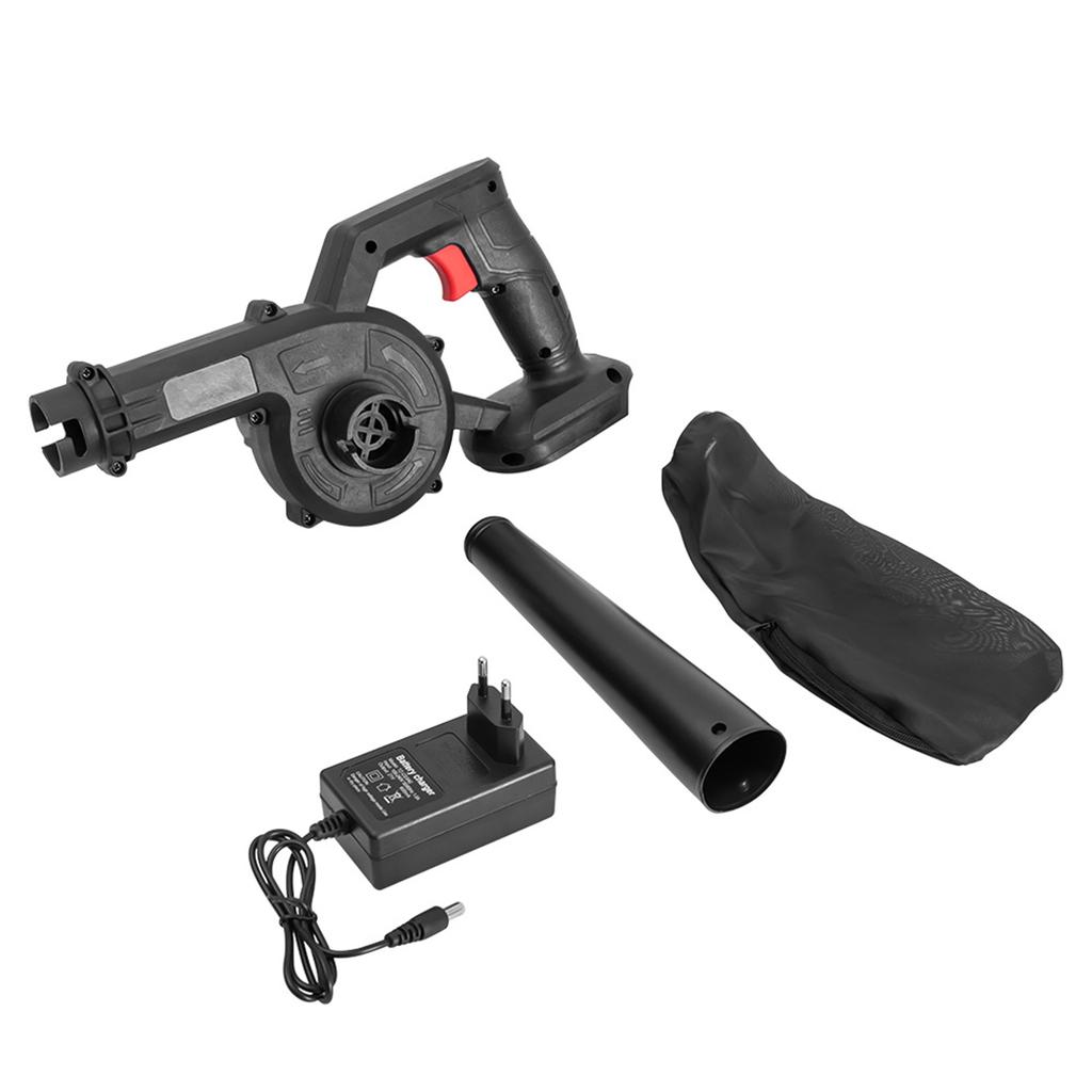 Laubbläser mit Lithiumbatterie, 21000 U/min, langlebiger Betrieb für nasse Blätter und die Gartenreinigung, elektrisches Gebläse