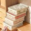 Clear Storage Bag with Carry Handle Zipper Closure PVC Mesh Fabric Dust Moisture Resistant Closet Organizer Home Organization Bag