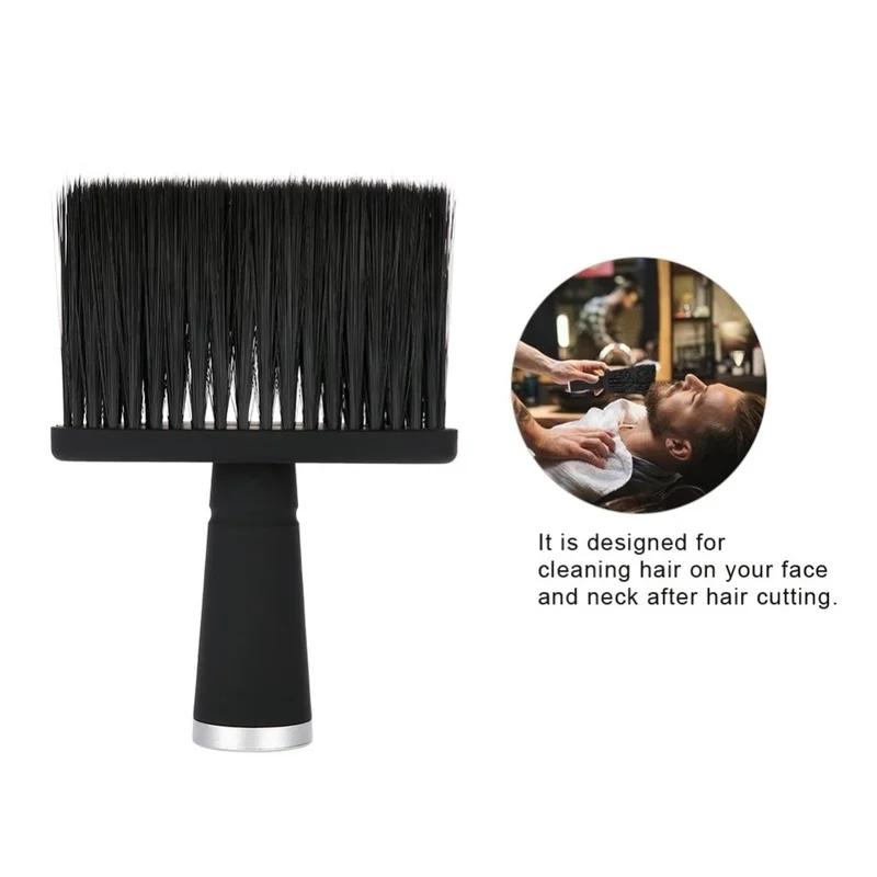 Multifu Soft Hair Brush Neck Face Duster Hairdressing Hair Cutting Cleaning Brush for Barber Salon Hairdressing Styling Tools