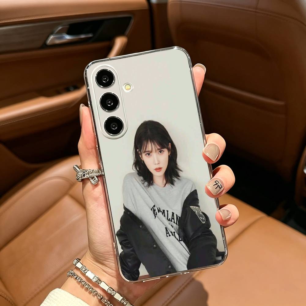 Versatile Actress-L-Lee Ji-eun Clear Phone Case for Samsung Galaxy A71, A70, A52, A51, A40, A30