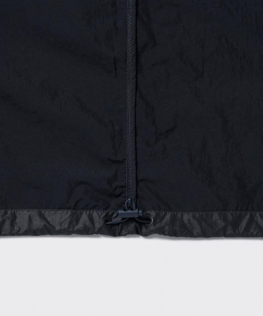Musinsa Standard Glossy Crease Windbreaker Jacket [Black]