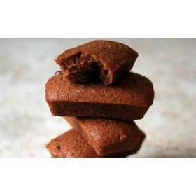 Moule gourmet 20 mini-financiers - silicone, noir