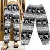 Elephant Pants Long Adjustable Elastic High Waistband Strap Jumper  Unisex Man Women Print Thailand Casual Streetwear Beach Bohemian Retro Vintage