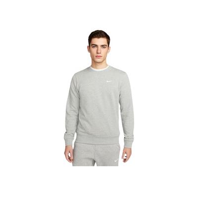 Club Fleece Prancūziško frotė apvalios apykaklės ilgomis rankovėmis vyriškas džemperis Tamsiai pilkas 637903-063