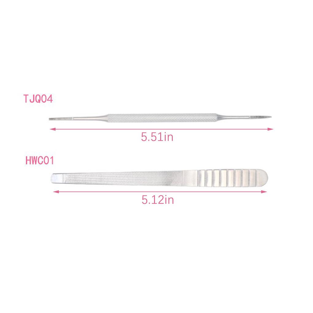 Dual-head Nail Cuticle Pusher Spoon Stainless UV Gel Polish Removal Trimmer Dead Skin Grinding Rod Manicure Tool Dropship