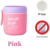 Creative Stainless Steel Insulated Soup and Cereal Cup - Portable Mini Meal Replacement Pot for Office Workers