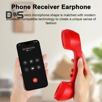 Bezdrátový telefonní přijímač Retro bezdrátový telefonní sluchátko Stabilní připojení Kompatibilní s Bluetooth Přijímač mobilního telefonu Sluchátko
