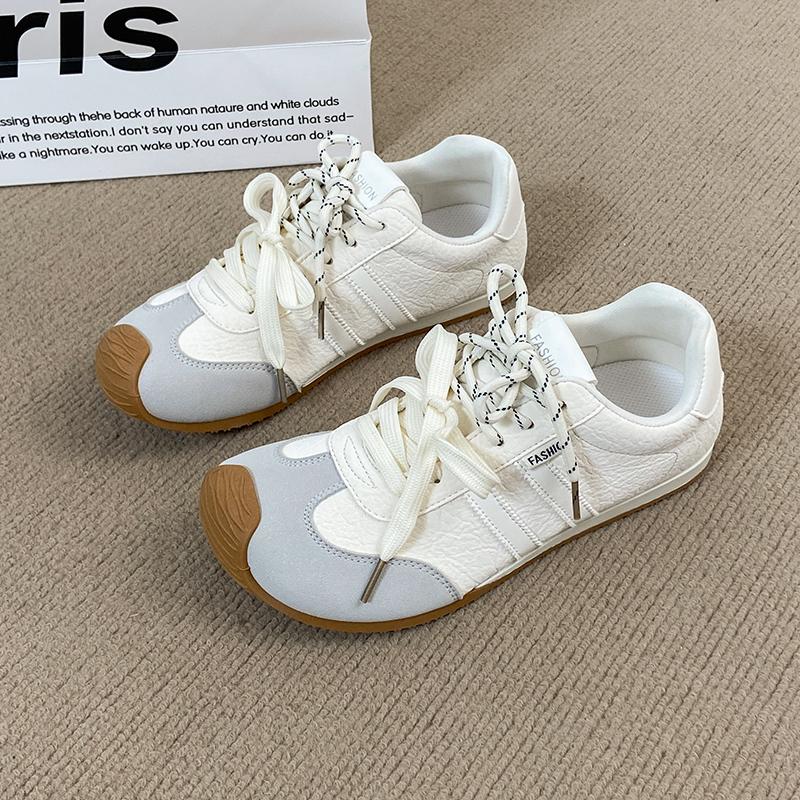 Fashion CRLAYDK Women's Fashion Sneakers Lace Up Yellow Casual Lace up Tennis Flat Shoes Walking Girls Street Style Sports Trainers