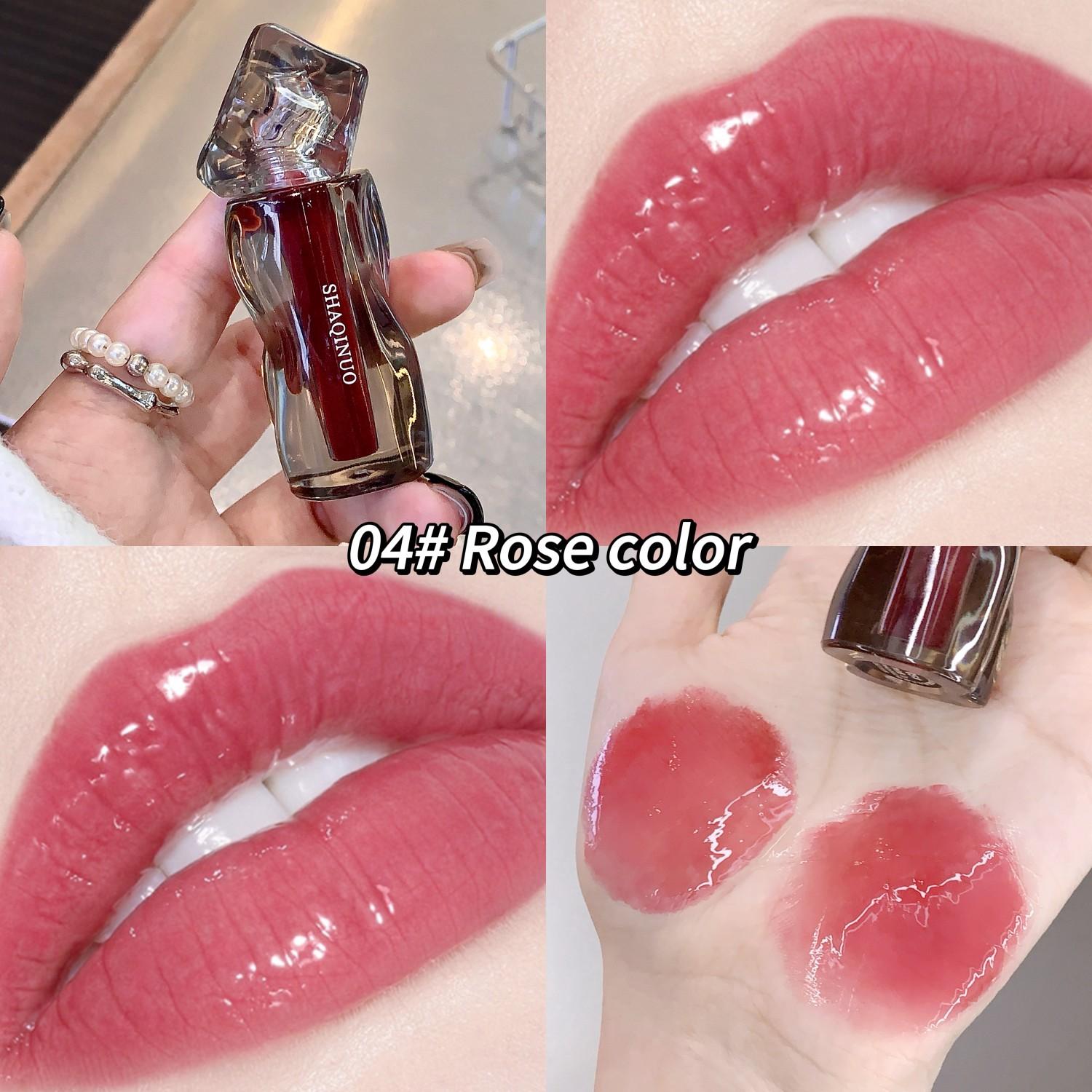 

SHAQINUO Стеклянный кристалл Прозрачный водный свет Блеск для губ