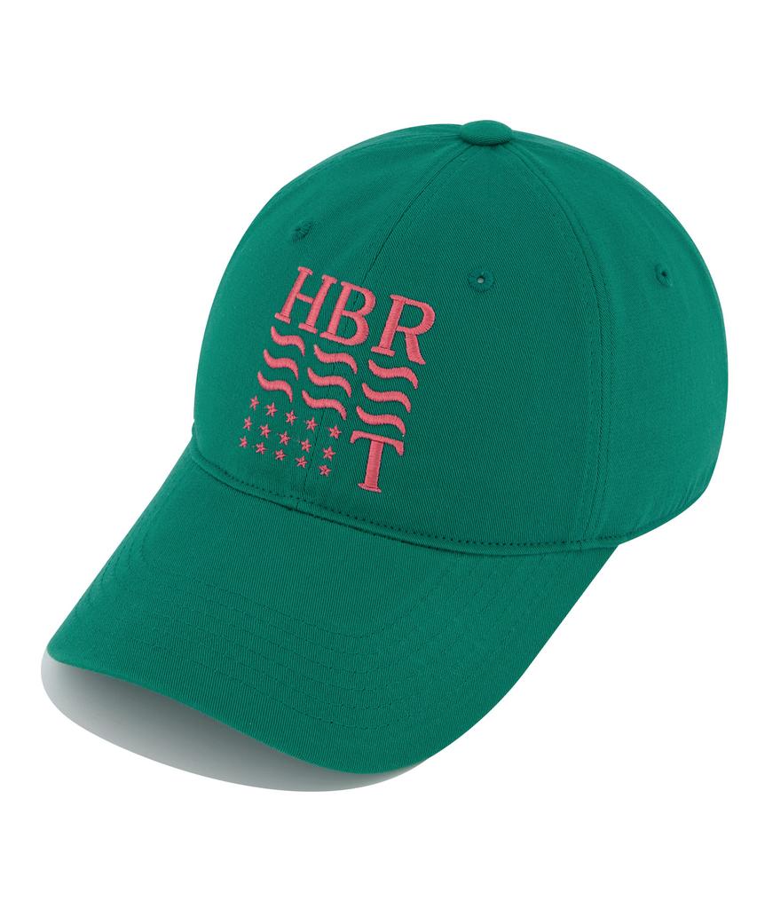 Hebeles Hbr American Flag Washed Ball Cap - Green
