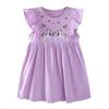 Summer Unicorn Princess Embroidery Dress for Girls - European & American Style