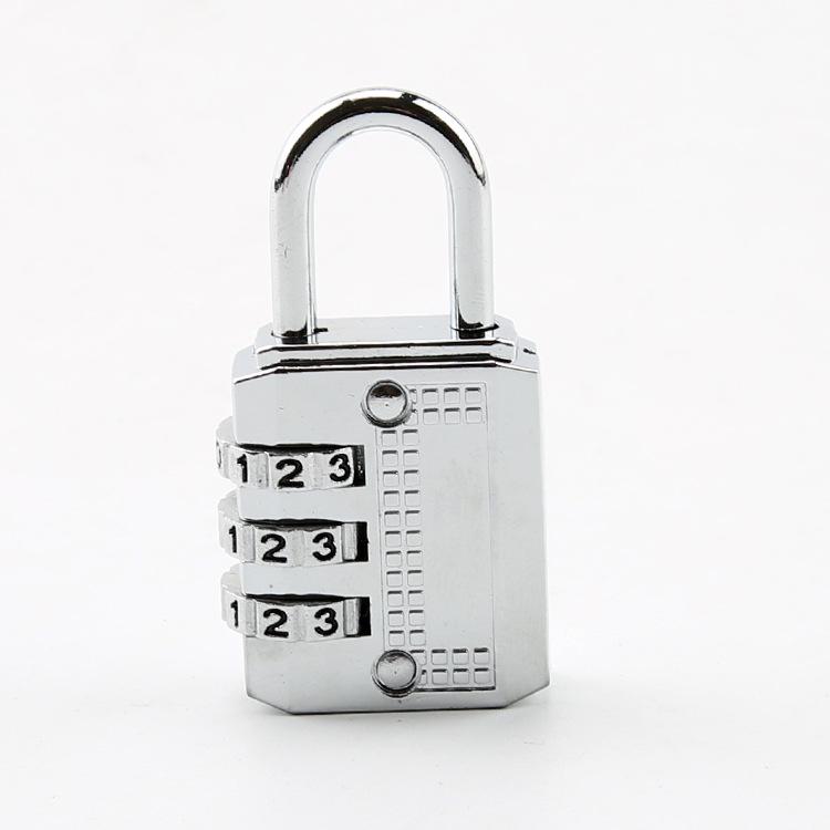 Metal Combination Padlock for Suitcases, Backpacks, Gym Lockers, Doors, and Windows - Zinc Alloy Anti-theft Lock.