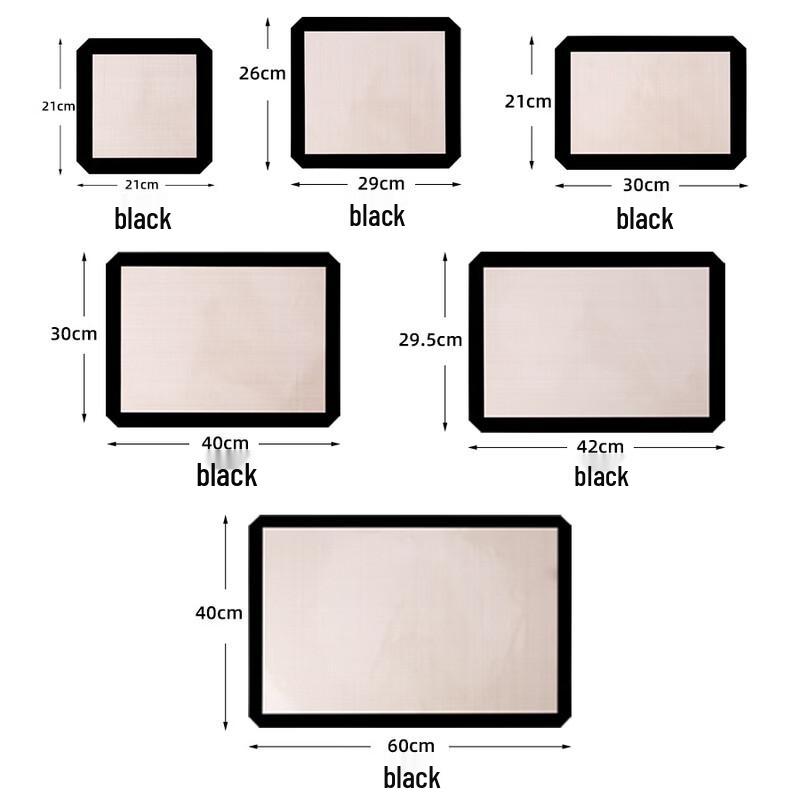 Utto Rectangular Silicone Baking Mat Set