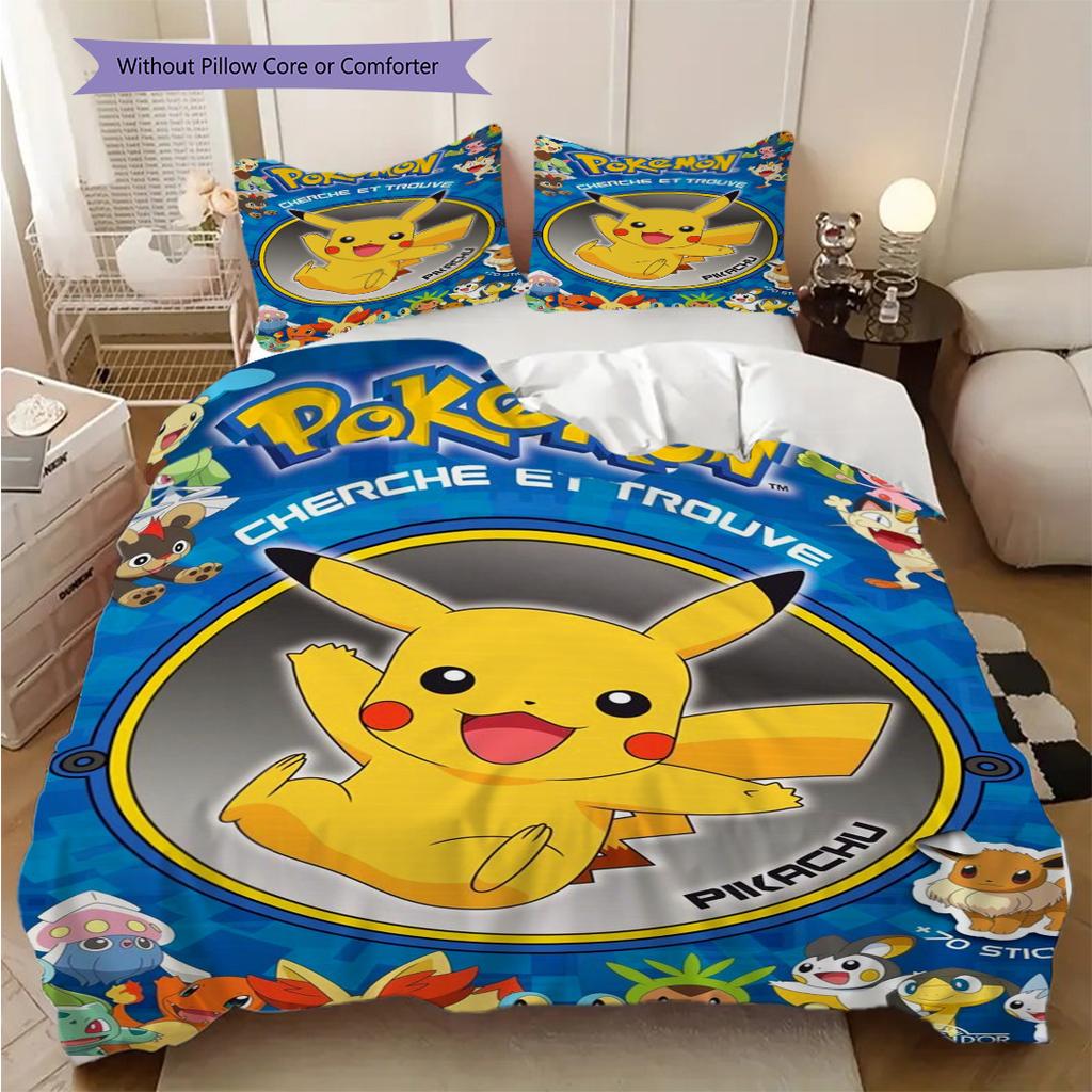 Evolutionary Eeveelutions Pokmon Collage Bedding 1 Duvet Cover 2 Pillowcase Without Core Christmas Birthday Gift