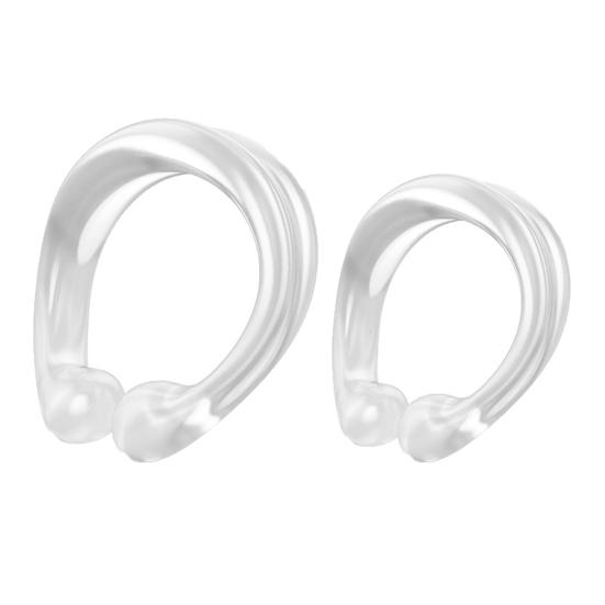 2Pcs Convenient Dildo Ring Soft Safe Foreskin Corrector Adult Sex Supply for Bedroom