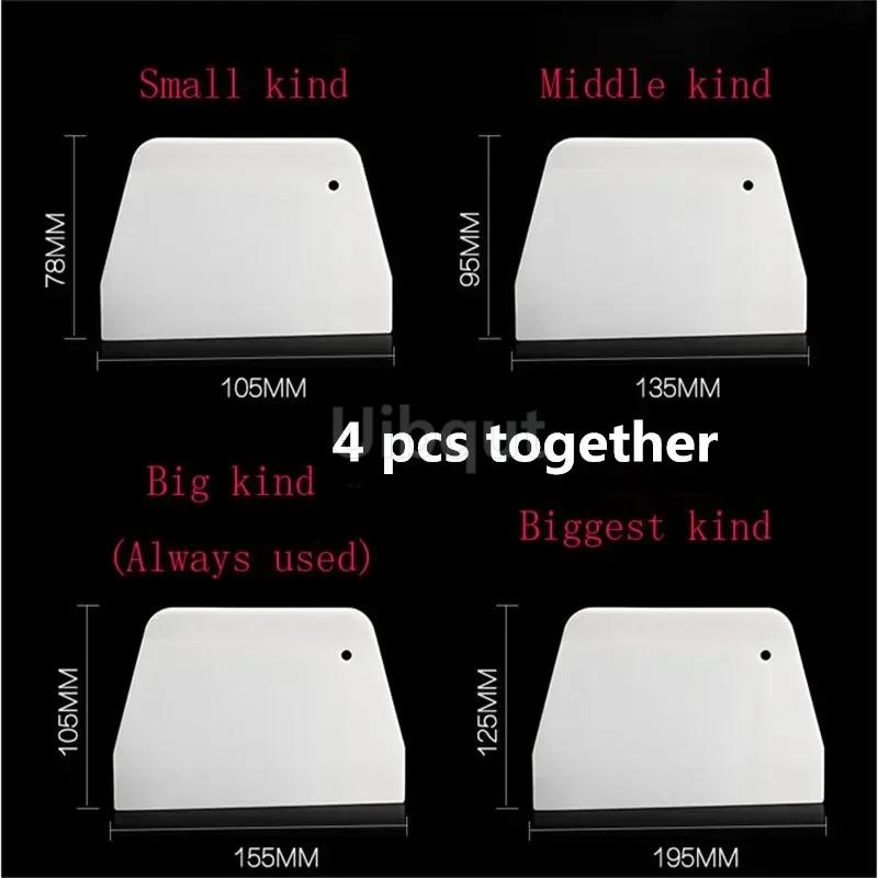 White Board Plastic Pastry Cutter Pizza Dough Scraper Cake Spatulas Tools Fondant Sugarcraft Trapezoid Bread Baker Butter Knife