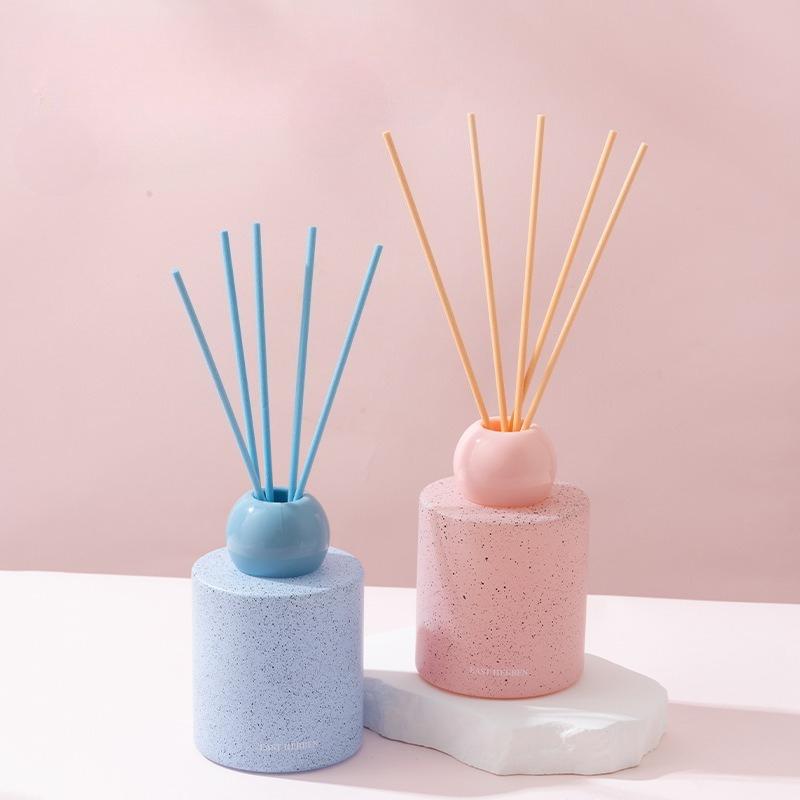 Perfume Bottle Simple Glass Bottle Household Living Room Bedroom Toilet Decoration Screw Fragrance Bottle Expansion Bottle