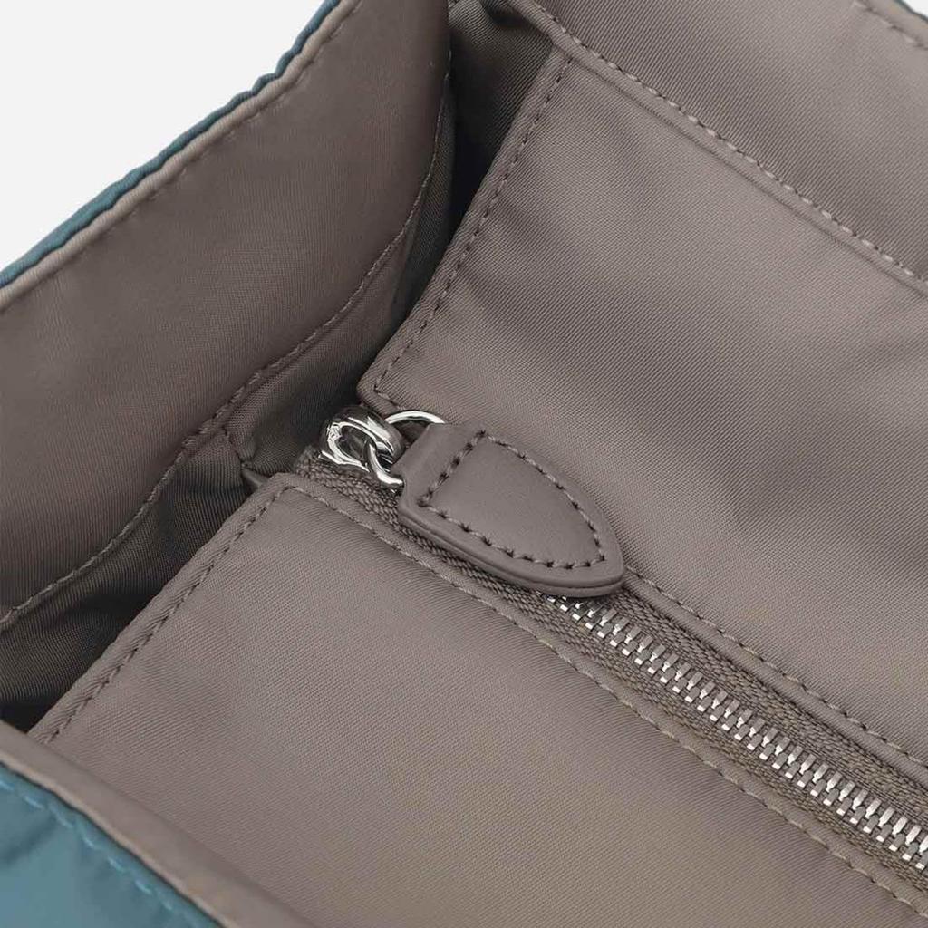 Isaac Twill Nylon Square Tote, Medium, 2004802, Blue (60)