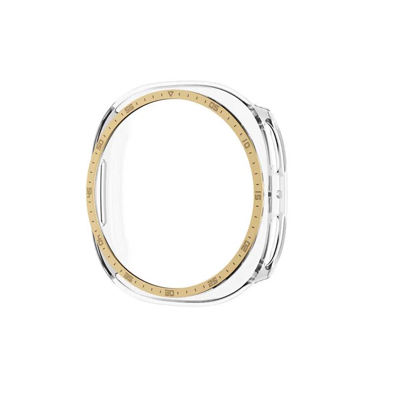 Hollow PC Cover For Samsung Galaxy Watch 8 44mm With Scale Protective Case Bumper For Samsung Watch8 40mm Bezel Ring Case 2025