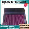 Car High Flow Air Filter 95021102 For Opel Mokka X J13 1.4 1.6 Buick Encore Chevrolet Trax 2013-22 L4 1.4 1.6 Washable Reusable