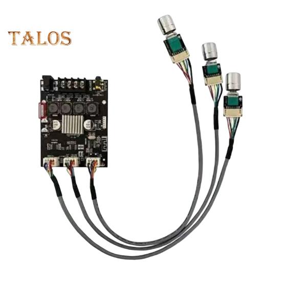 Audio Amplifier Board Module with Bass And Treble Adjustment ZK-502T Pre-Amplifier Board for Stereo Systems 50W*2 High-Fidelity Sound Overheating