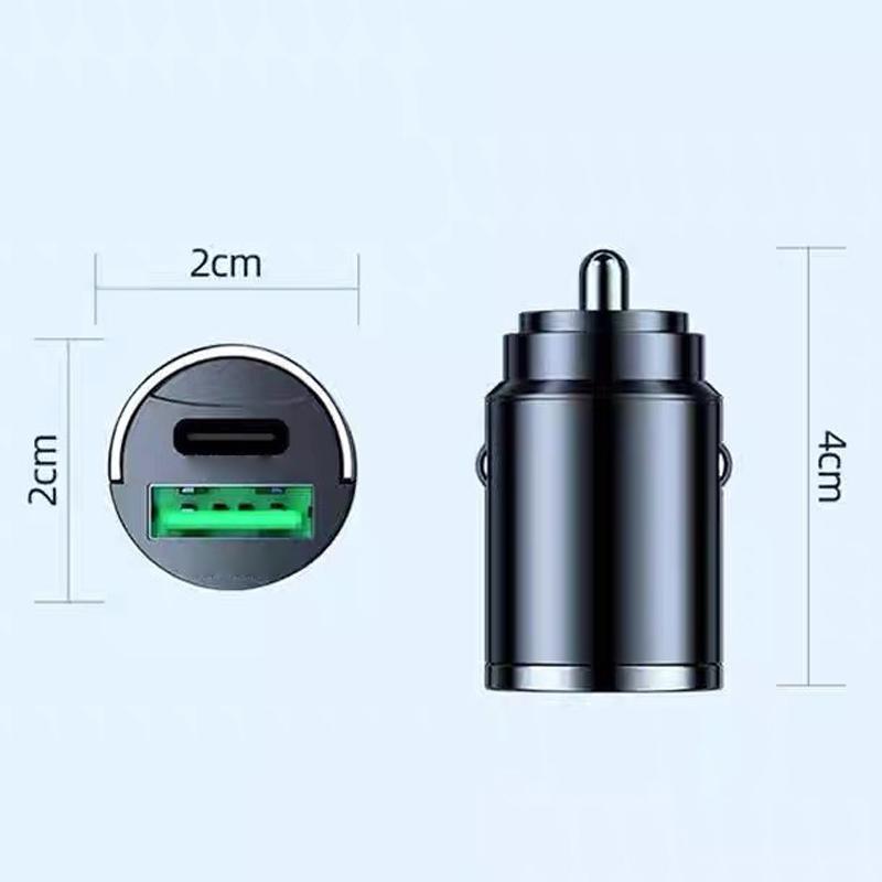 AAAIN1 100W Car USB+Type-C Charger Fast Charging Power Adapter For Tesla Model Y Juniper Model 3 Model S Model X SpaceX Auto Accessory