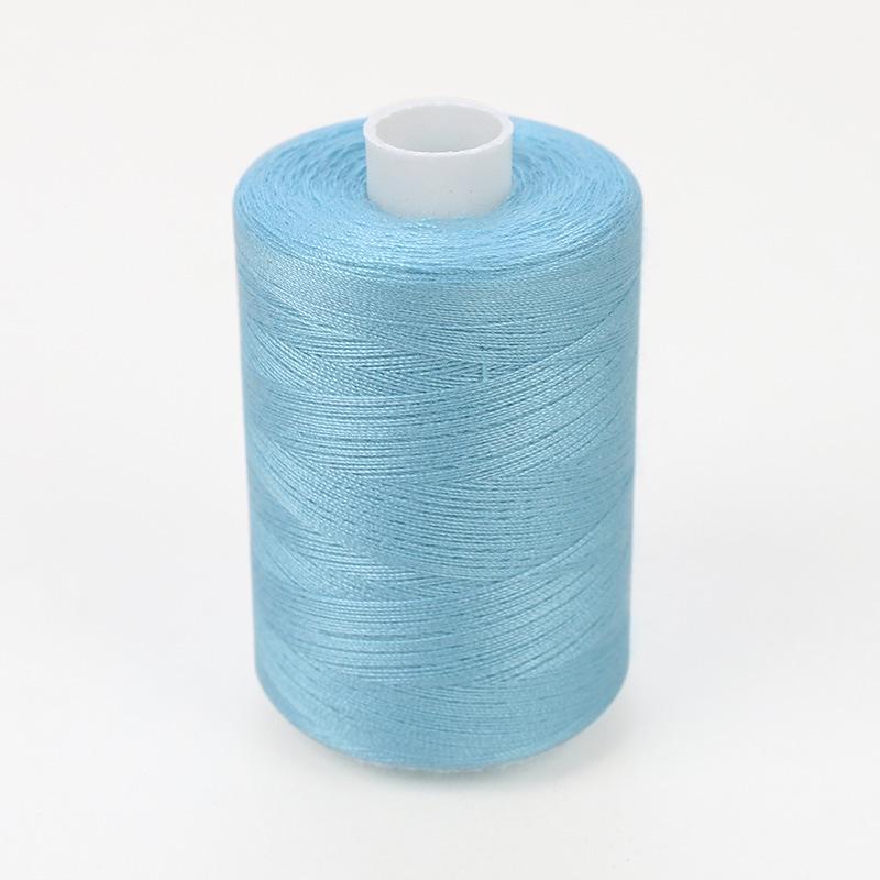 Hilo de Coser de Poliéster de Alta Velocidad 402 - 1000 Yardas, Colores Arcoíris, Ideal para Proyectos de Costura Casera y a Mano