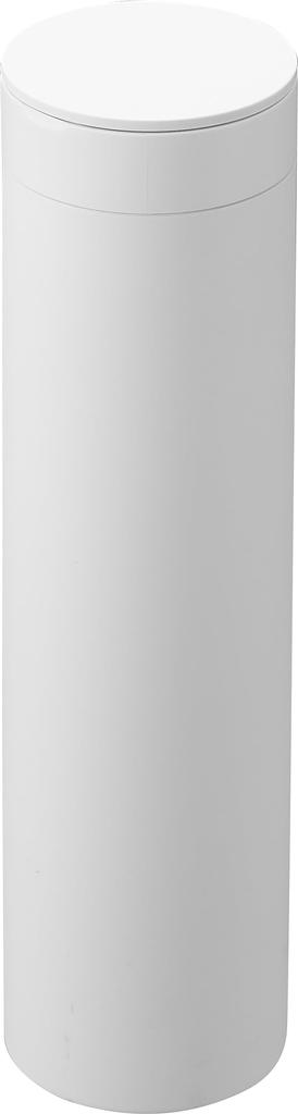 Yamazaki Jitsugyo Bottle Type Tissue Case with Lid White W6.8 X D6.8 X H25cm Tower Car Supplies Tissue Bottle Vertical 1828