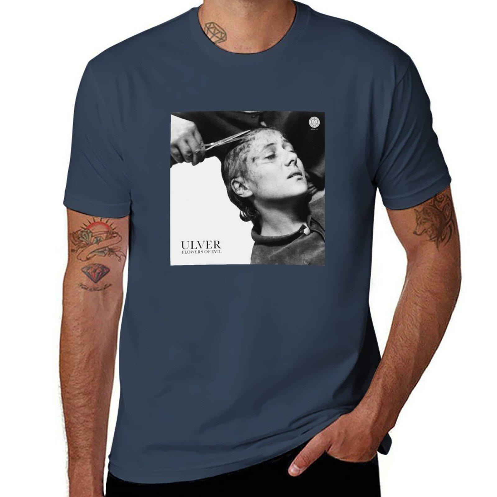 Ulver Flowers Of Evil Album Artwork Tshirt Casual All Match Short Sleeve Tshirt S