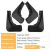 For VW Volkswagen Tavendor  Mudguards Splash Guards Front Rear Wheels Fender Car Accessories 4Pcs Auto Parts
